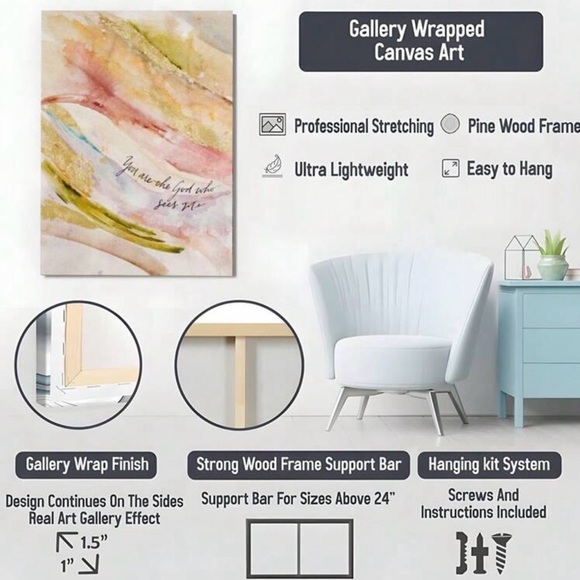 God Who Sees Me Wall Art, 8x12 - Picture 5 of 7